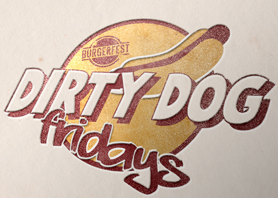 Burgerfest 'Dirty Dog' Branding